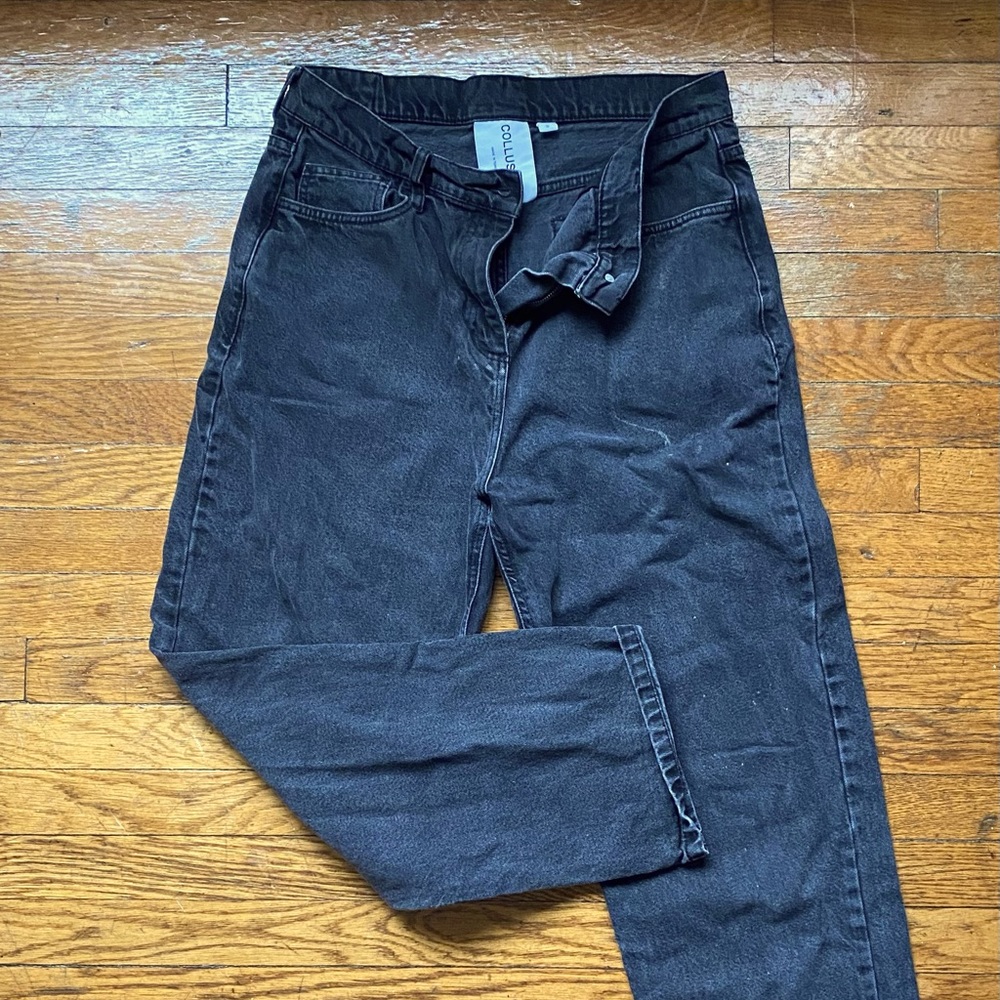 Collusion Faded Mom Jeans